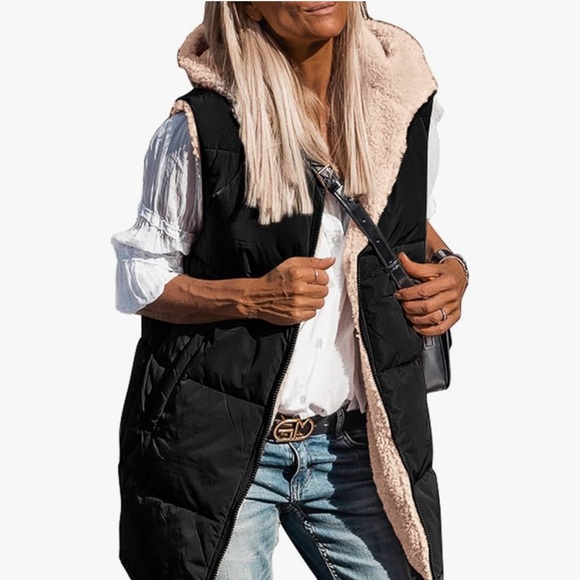 Reversible Long Vest - Picture 2 of 4